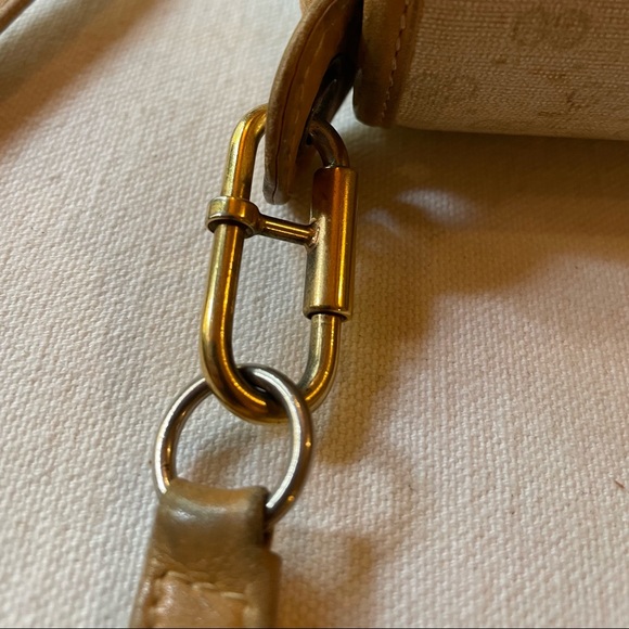 Gucci Signature Canvas Leather Trim Vintage Shoulder/Crossbody - Picture 5 of 13